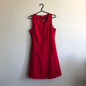 Red summer dress